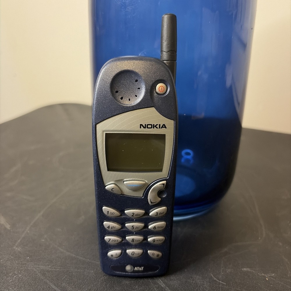 Vintage Nokia 5165 Blue Cingular Wireless Cellular Phone Untested
