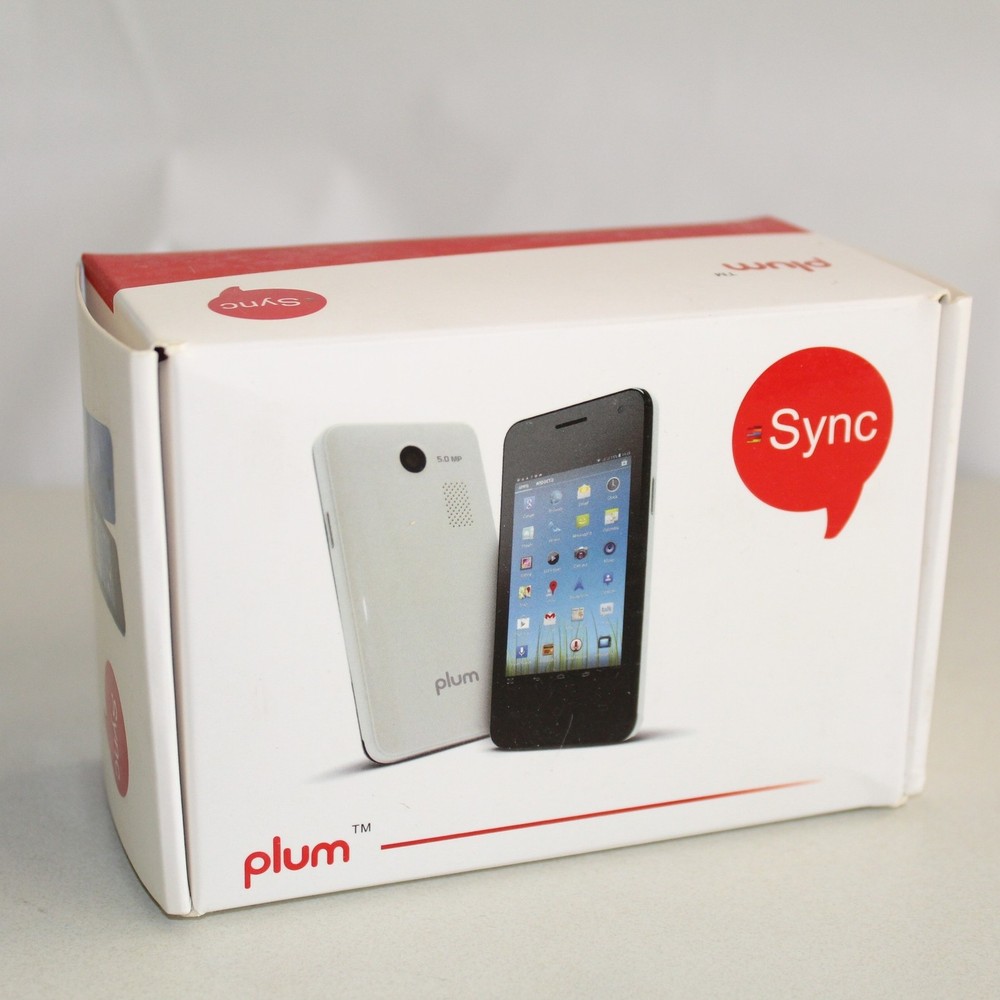 Rare Vintage Plum SYNC X210 Black Unlocked Smartphone Dual SIM In Box