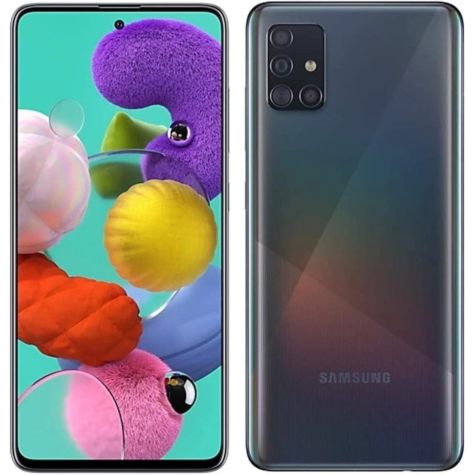 Samsung Galaxy A51 – 128 GB – Prism Crush Black (Unlocked) Smartphone