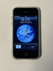 BELL ICON LAUNCH DAY iOS 1.0 4GB Apple iPhone 1st Generation Black A1203 2G