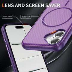 iPhone 17 Case 6.3″ Shockproof Protective Phone Cover Compatible with Mag Safe