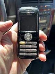 Nokia 6030 Cingular Black Phone