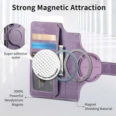 Samsung Galaxy Z Fold 7 Case with Detachable Magnetic Wallet, Retro PU Leather F