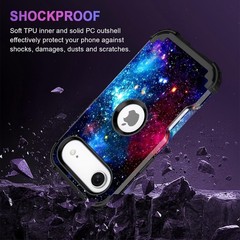 iPhone 17 Air Case, Glow in The Dark Three Layer Heavy Duty Sturdy Shockproof