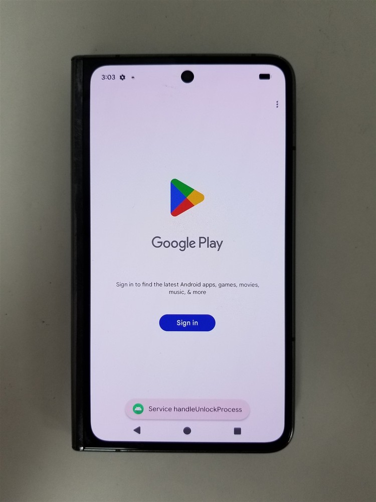 Google Pixel Fold 512GB Black G9FPL (AT&T) Damaged zD1789