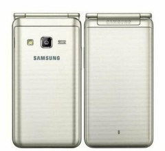 Samsung Galaxy Folder G1600 Golden 2G RAM 16GB ROM 3.8″ Android Flip CellPhone