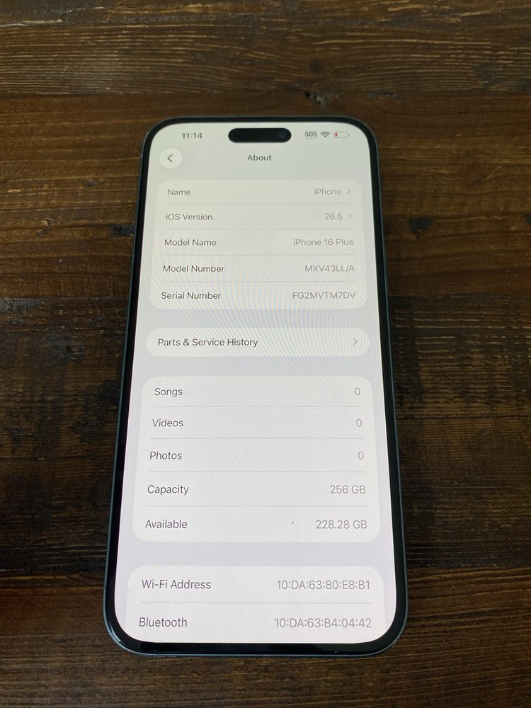 Apple iPhone 16 Plus 256GB Teal BOOST ONLY AFTERMARKET SCREEN
