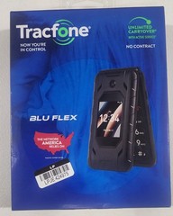 BLU Flex 8GB, Black, Prepaid, (Tracfone) Flip Phone – New