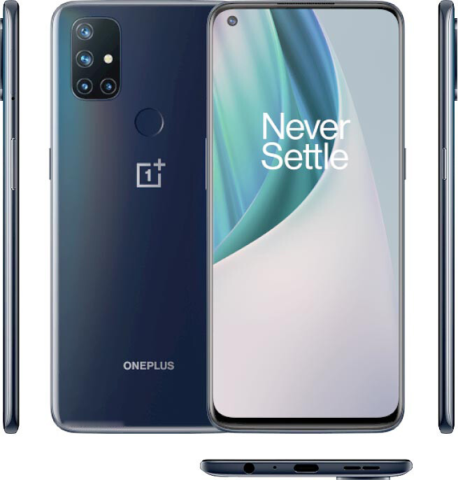 OnePlus Nord N10 5G Sigle SIM 4G LTE Android 128GB 6GB RAM 6.49″ Cell Phone 64MP