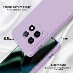 Silicone Case Compatible with OnePlus 11, Shockproof Cover with Camera Protectio