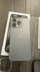 Apple iPhone 15 Pro Max Unlocked 512GB – (Natural Titanium) A2849 A- Condition!