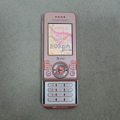 Sony Ericsson Walkman W580i Pink AT&T Slider Cell Phone Tested Works Rare