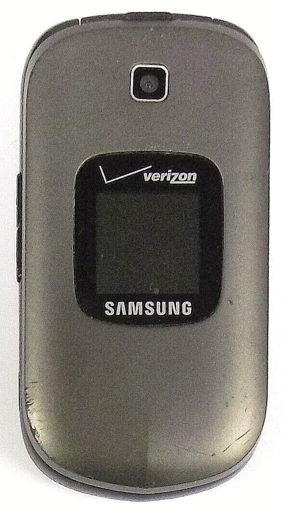 Samsung Gusto 2 II SCH-U365 – Charcoal Gray ( Verizon ) Cellular Flip Phone