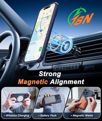 for iPhone 14 Pro Max Case Solid Matte Magnetic Phone Cover 14FT Military Grade