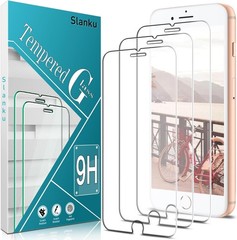 3PCS Screen Protector for iPhone 8 Plus 7 Plus 6S Plus 6 Plus Tempered Glass Ant