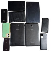10x Phones Tablets LOT Samsung Galaxy Tab iPhone LG Amazon Fire Android AS-IS