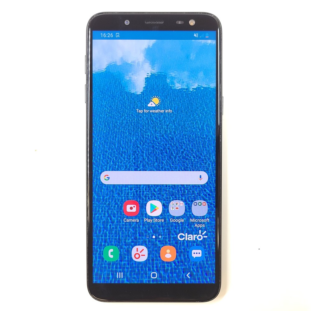 Samsung Galaxy J6 SM-J600GT Smartphone (Locked to Claro) 32GB 2GB RAM – Black