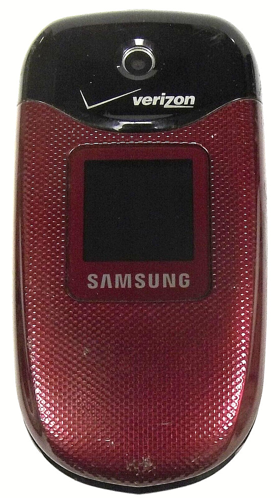 Samsung Gusto SCH-U360 – Red ( Verizon ) Cellular Flip Phone – Very Rare Color