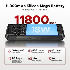 DOOGEE Blade20Pro Rugged Smartphone Android 16 11800mAh 24GB+256GB Dual SIM NFC