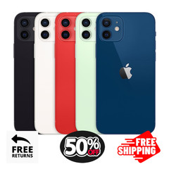 Apple iPhone 12 64GB – Unlocked, 5G – Black, Blue, Green – Free Shipping!