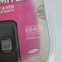 Samsung GUSTO 2 SCHU365HPP Gray Verizon Flip Phone – NEW/SEALED
