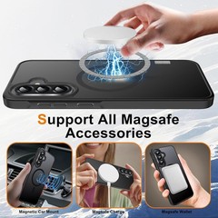 For Samsung Galaxy A56 5G Case with Shockproof Protection, Translucent Cover