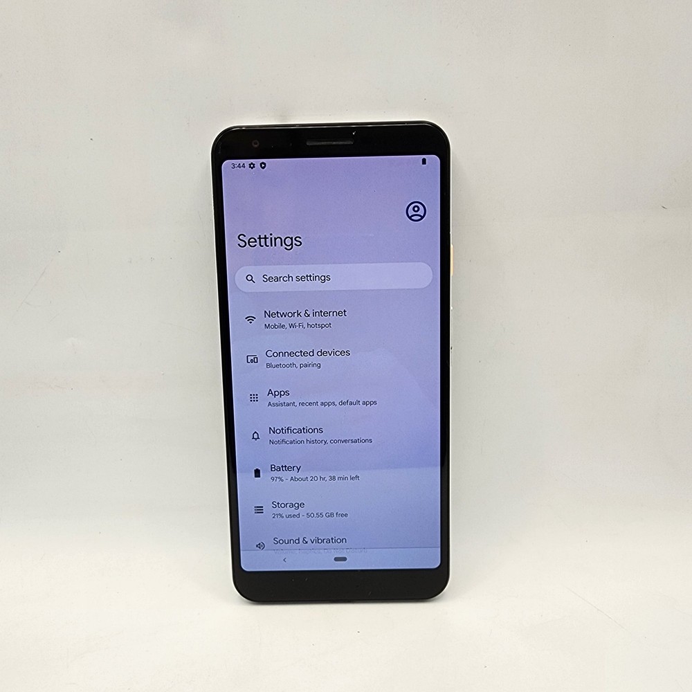 Google Pixel 3A XL G020C 64GB Clearly White (CDMA/GSM Unlocked)