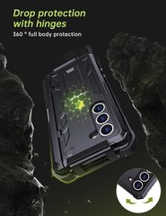 for Samsung Galaxy Z Fold 5 Case,w/ Belt Clip Holster/Military Grade Drop Proof