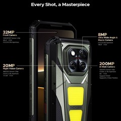 DOOGEE V MAX LR Laser RangeFinder 5G Rugged Smartphone 36GB+512G 6.78″ 20500mAh