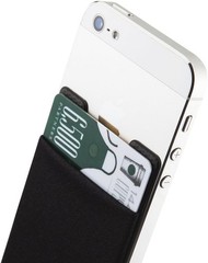 Basic Cell Phone Wallet Stick on, Card Holder for Back of iPhone Wallet Basic 2