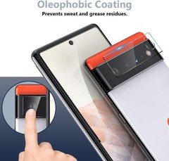 3PCS Screen Protector & Camera Lens Protector for Google Pixel 6 6.4 Inch Case F