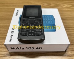 Original Nokia 105 4G Black Blue Dual SIM Unlocked cell phone – New Sealed