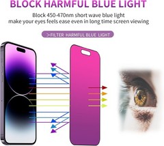 2 Pack Gradient Anti-Spy Privacy Screen Protectors for iPhone 17 Pro Max 6.9