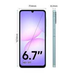 Samsung Galaxy A07 5G Smartphone (Light Green, 6GB RAM, Factory Unlocked