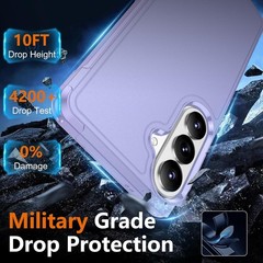 10 FT Military Grade Drop Protection Case for Samsung Galaxy S26 Plus, 2 Pack