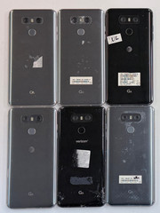 LOT OF 6 x UNLOCKED / T-MOBILE LG G6 32GB H872 4G LTE Android Smart Phones