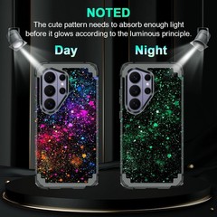 Galaxy S26 Ultra Case, Glow in The Dark Three Layer Heavy Duty Shockproof Protec