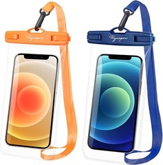 2Pack Universal Waterproof Phone Case Pouch Bag for iPhone 14 Pro Max/Galaxy S23