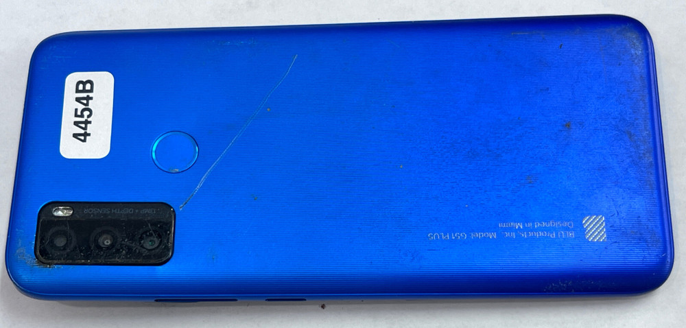 BLU G51 Plus (G0512WW) 64GB DUAL SIM Android Smart Phone *CRACKED *FOR PARTS