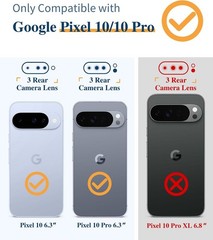 Military Grade Drop Protection Clear Floral Slim Case & Screen Protector for Goo