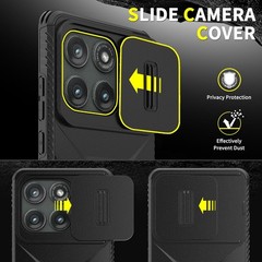 Motorola Moto Edge 2025 Case with HD Screen Protector & Slide Camera Cover