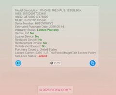 New – Apple iPhone 16e – 128GB (Straight Talk/Tracfone) – ZERO BATTERY CYCLES