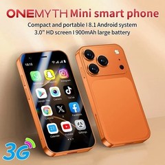 Unlocked Global 3G mini 3.0-inch touchscreen Smartphone Android 8.0 Phone Orange