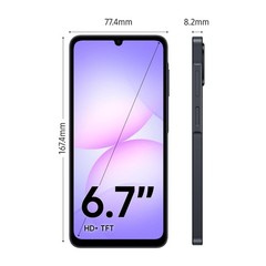Samsung Galaxy A07 5G Smartphone (Black, 6GB RAM 128GB Storage) Factory Unlocked