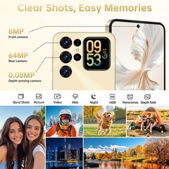 OUKITEL C68 PLUS Cell Phone 7.2″ Dual Screen 24GB+256GB 6000mAh Android 15 64MP