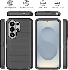 Samsung Galaxy S26 Ultra Case with Belt Clip Holster and 2X Screen Protector
