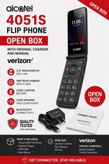 Alcatel GO FLIP V 4051S 4G VoLTE Black (Verizon) Phone