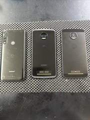 Lot Of 3 Motorola (Verizon Only) Moto G Power (2020) 64GB / Moto Z2 – Tested N3