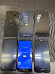 Lot Of 6 Moto Motorola Mixed Lot 2025/Z2/z4/Z3/2024/G6/Unknown – Parts/repair L2
