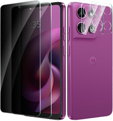 2+2 Pack for Motorola Moto G 5G 2026 Privacy Screen Protector with Camera Lens P